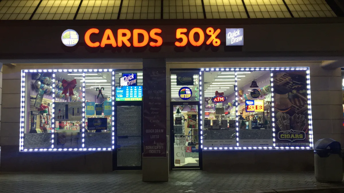 Cards And Gifts 50% Off. business photo