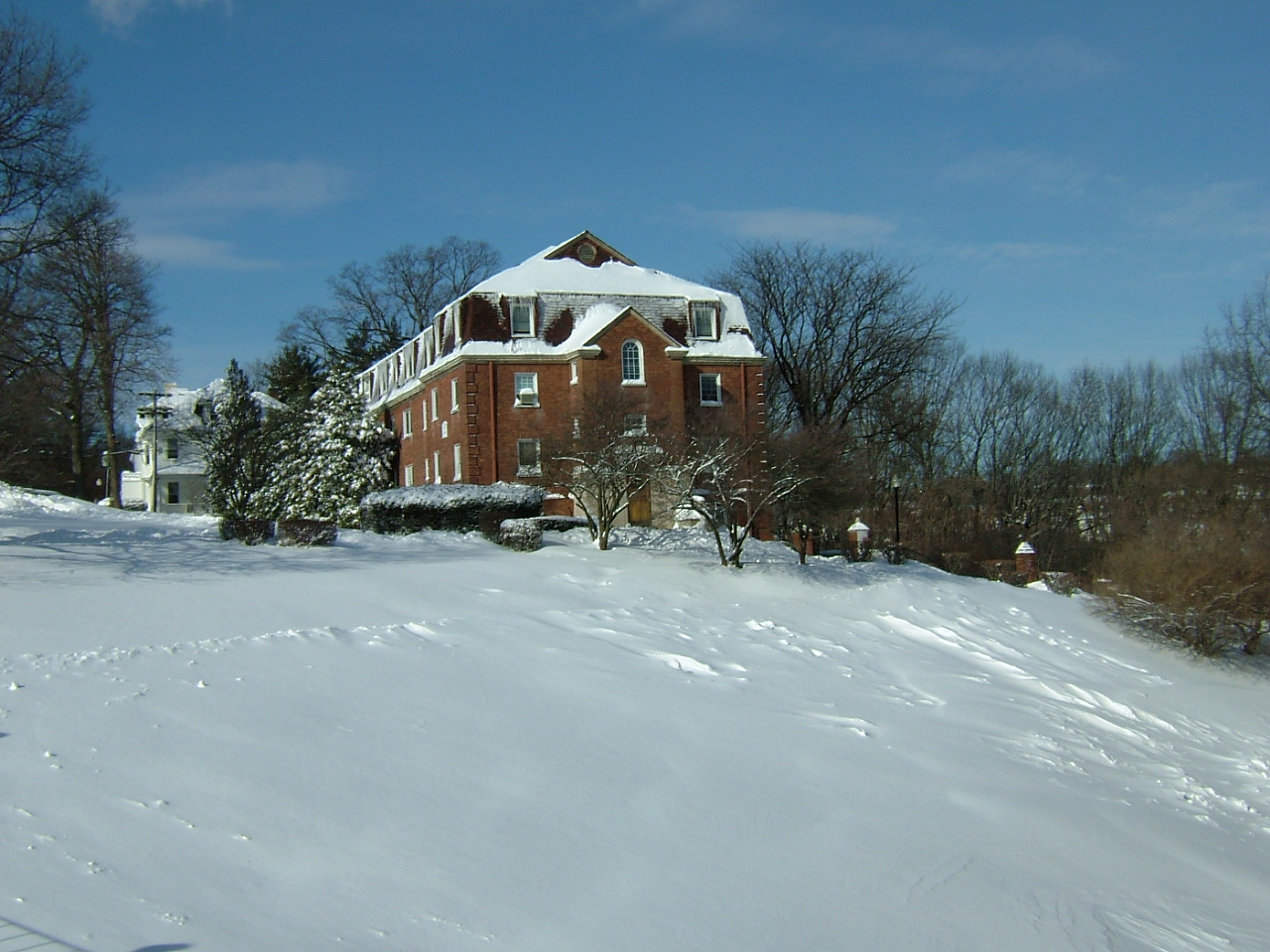 Guild Hall At Wagner College with the Reynolds House in the left background