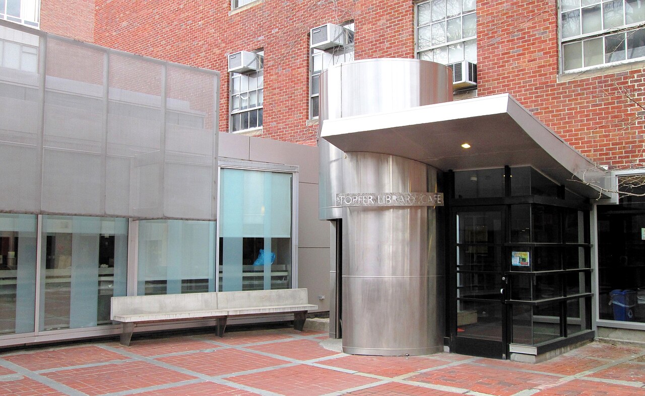2016 Brooklyn College Topher Library Cafe entrance, CUNY Brooklyn College