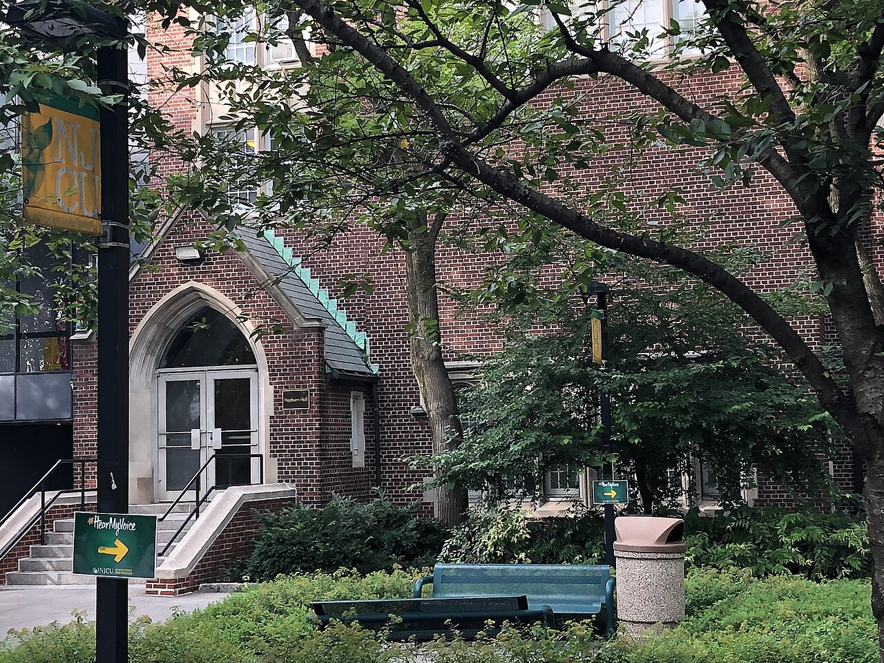 Hepburn Hall NJCU entrance, New Jersey City University