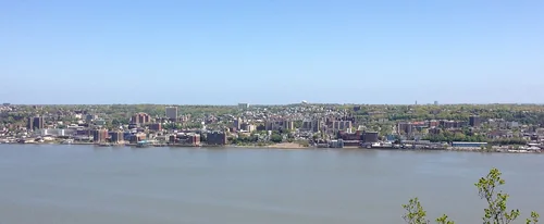 View of Yonkers, New York from Alpine Overlook on the New Jersey Palisades