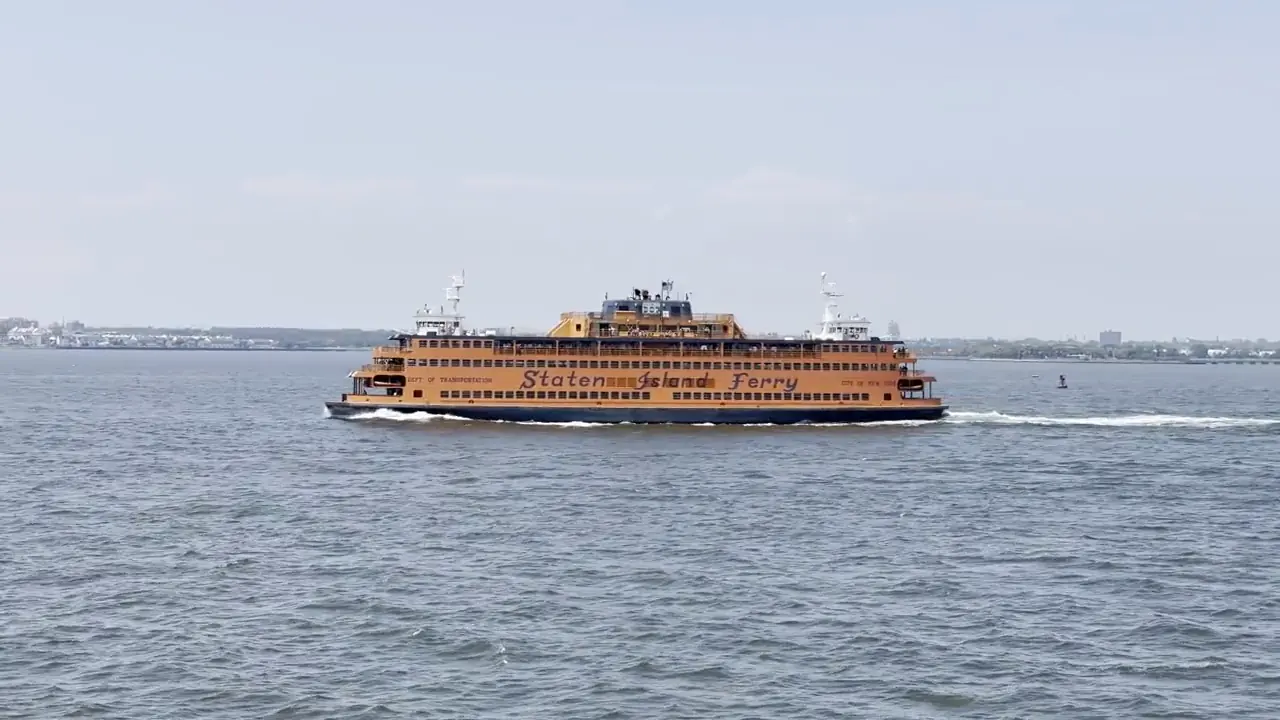 Staten Island Ferry in New York Harbor