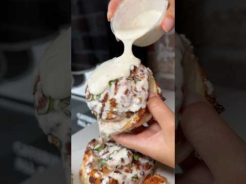 CHICKEN BACON RANCH PIZZA PINWHEELS from Mimmo’s on Staten Island NYC! 🍗🥓💦🍕🤤 video thumbnail